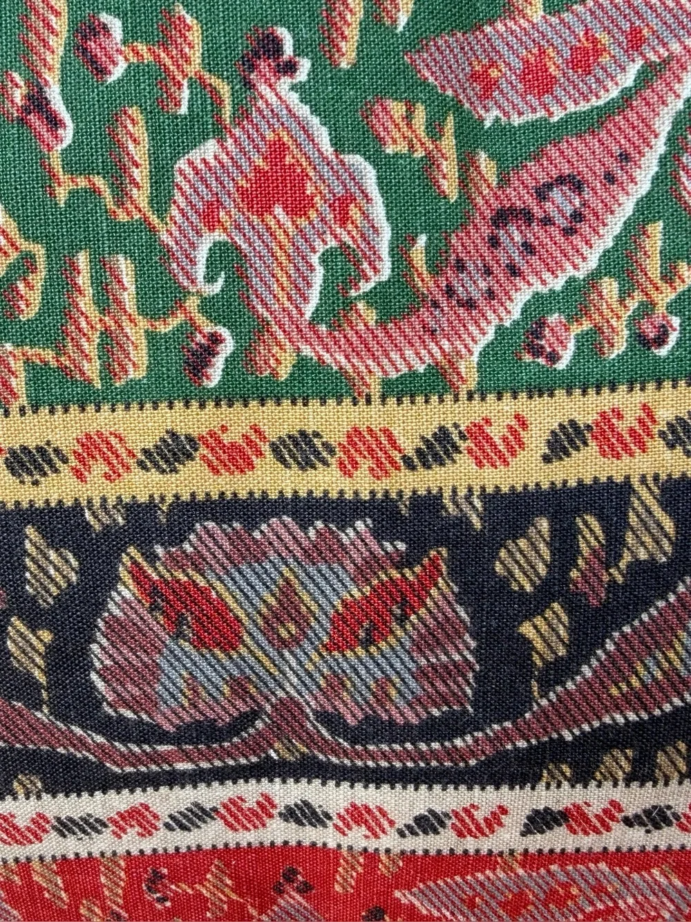 Pair VTG Custom 22x22 Feather Down Jacquard Tapestry Upholstery Designer Pillows